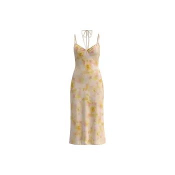 URBAN REVIVO Boho Style Slip Dress Women's