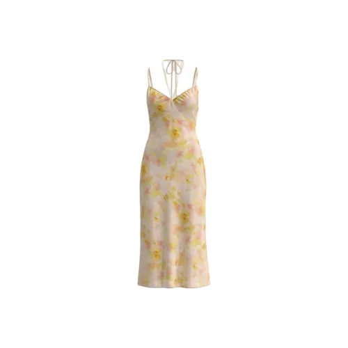 URBAN REVIVO Boho Style Slip Dress Women's