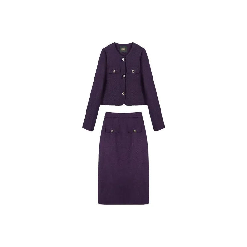 Still quiet Two Piece Skirt Sets Women's-0