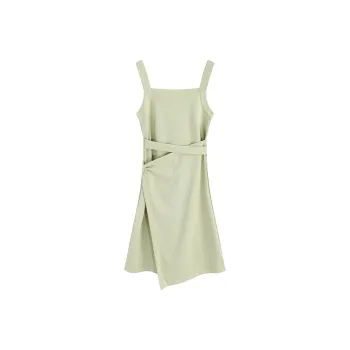 Garbege Slip Dresses Women's Avocado Green
