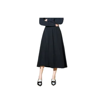 SMEN Casual Long Skirt Women's Black