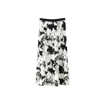 NINE WEST Casual Long Skirts Women's Black White
