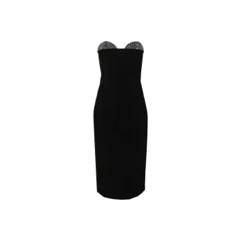 Genny Embellished Cups Short Sheath Dress