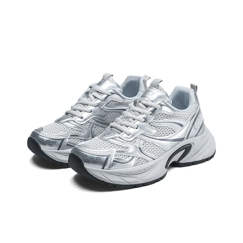 ROBINHOOD Cushioning, Slip Resistant, Abrasion Resistant, Coverage, Support Low Top Chunky Sneakers Women's-9