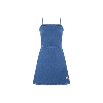 CALVIN KLEIN Slip Dress Women's Blue