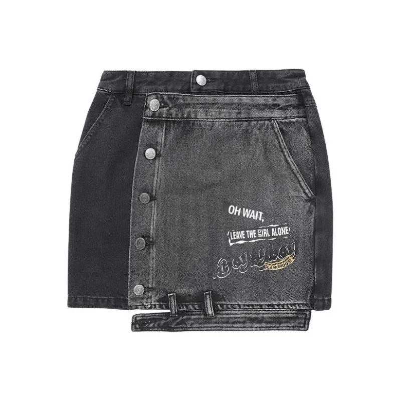 BOY BY BOY Casual Short Skirts Women's Black-0