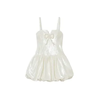 Self portrait Slip Dresses Women's Ivory White