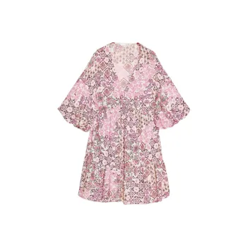 ZARA Long Sleeved Dress Women's Multicolor
