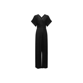 Diane Von Furstenberg SS24 Jumpsuit Women's Black