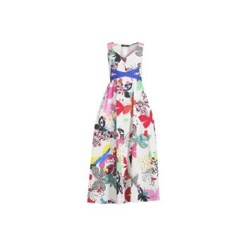 WEEKEND MaxMara Sleeveless Dress Women's Multicolor