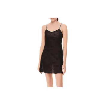 CHANEL FW24 Slip Dress Women's Black