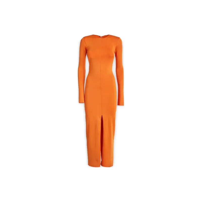 MARNI Long-Sleeved Dresses Women's Orange-0