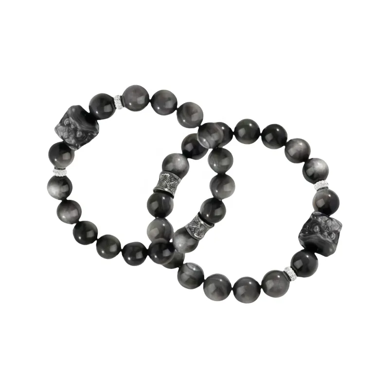 Noritake Obsidian Bracelets Unisex-7