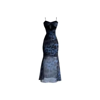 CZMO Slip Dresses Women's Leopard Print Dress