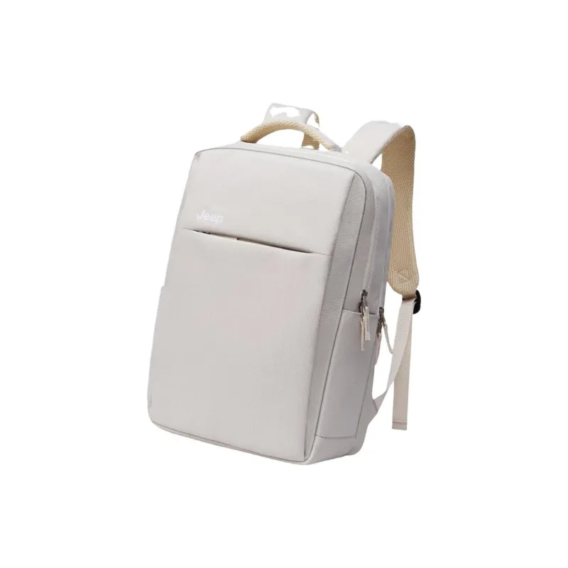 Jeep Polyester Bag Regular Unisex Ecru-2