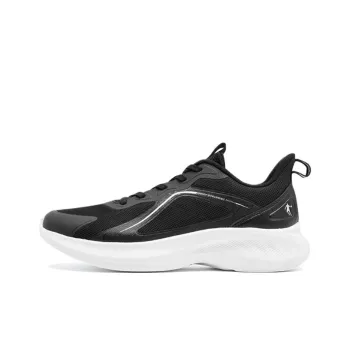QIAODAN Wear resistant And Lightweight Low Top Casual Training Long Distance Running Shoes Women's Black