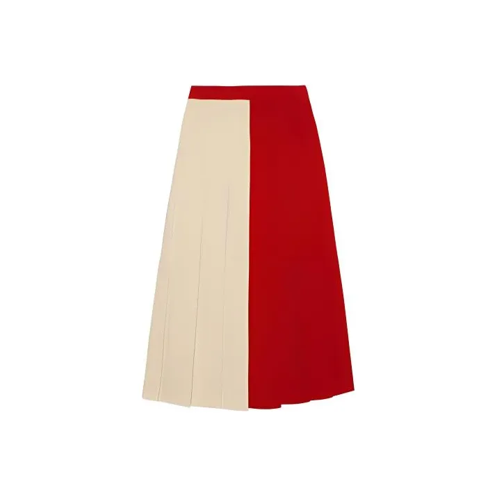 GUCCI Pleated Duo Tone Knit Skirt-0