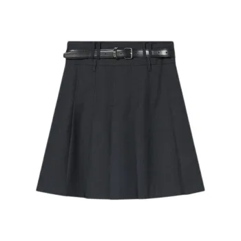 Goodland Casual Short Skirts Women's Dark Gray