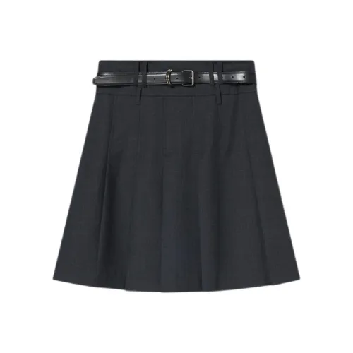 Goodland Casual Short Skirts Women's Dark Gray