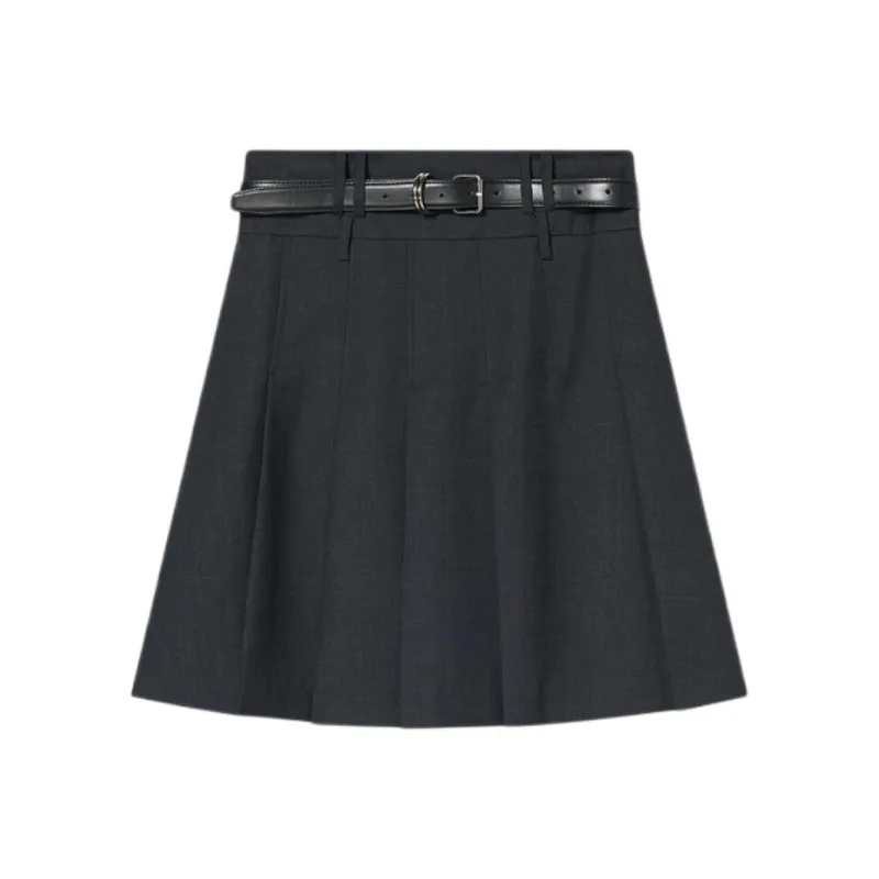 Goodland Casual Short Skirts Women's Dark Gray-0