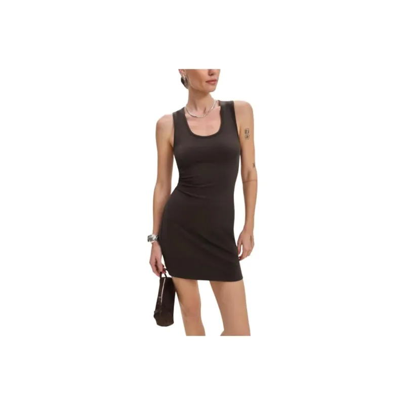 REFORMATION Sleeveless Dress Women's Mole Brown-0