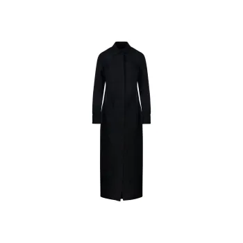MaxMara Rovigo Button Detailed Long Sleeved Dress