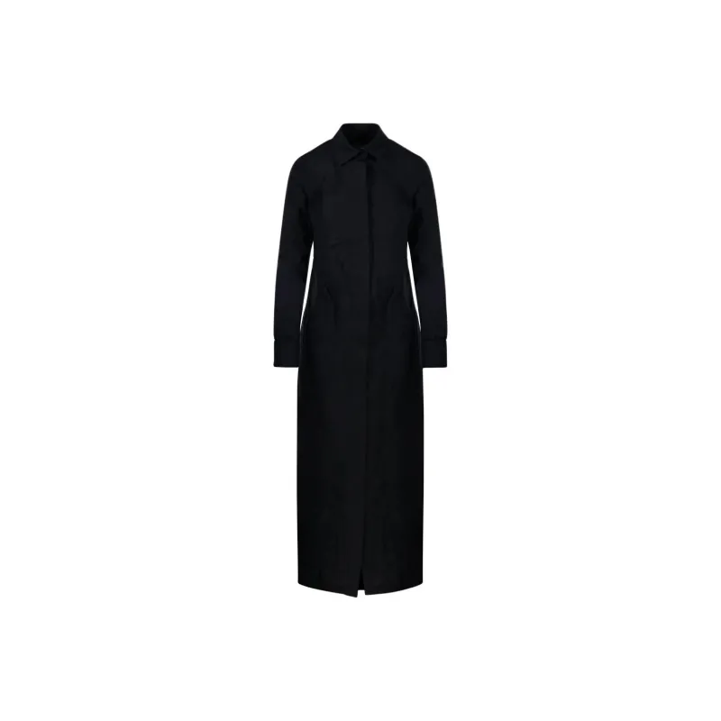 MaxMara Rovigo Button Detailed Long Sleeved Dress-0