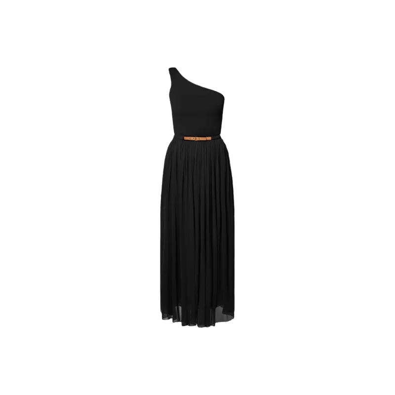LOUIS VUITTON Asymmetrical Belted Dress-0