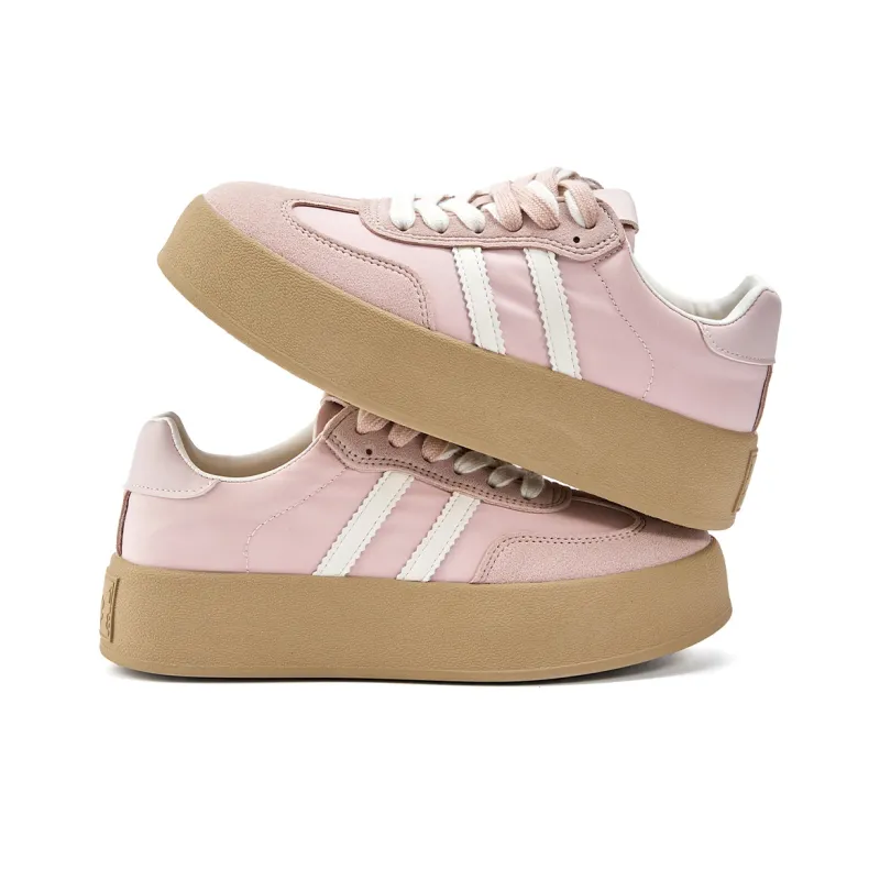La Chapelle Low Top Skateboard Shoes Women's Light Pink-4