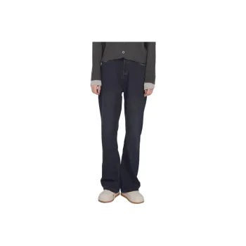 YuChaJia Jeans Women's Blue Gray