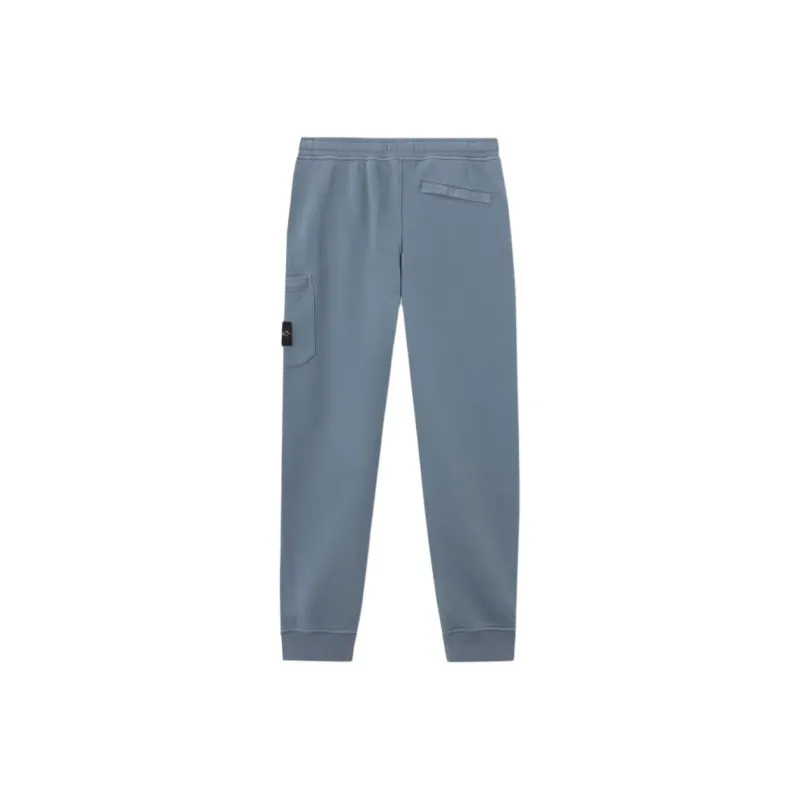 STONE ISLAND Knitted Sweatpants Men's Aviation Blue-1