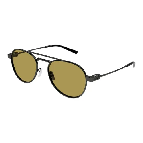 SAINT LAURENT Metal Aviator Sunglasses Men's Black