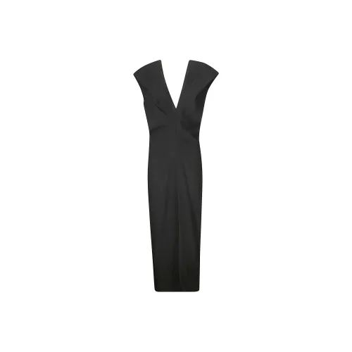 KHAITE V Neck Sleeveless Dress