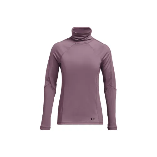 Under Armour ColdGear Fitness Clothing Women's Purple