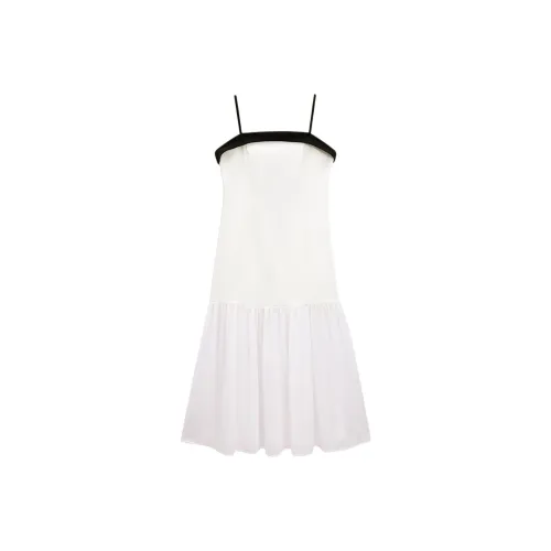 Love To Serve Slip Dress Women's White