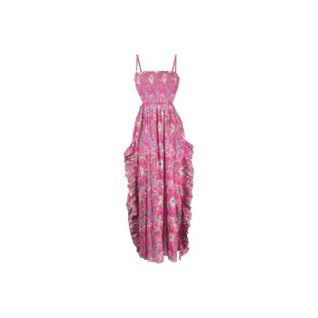 Caroline Margo Floral Long Dress