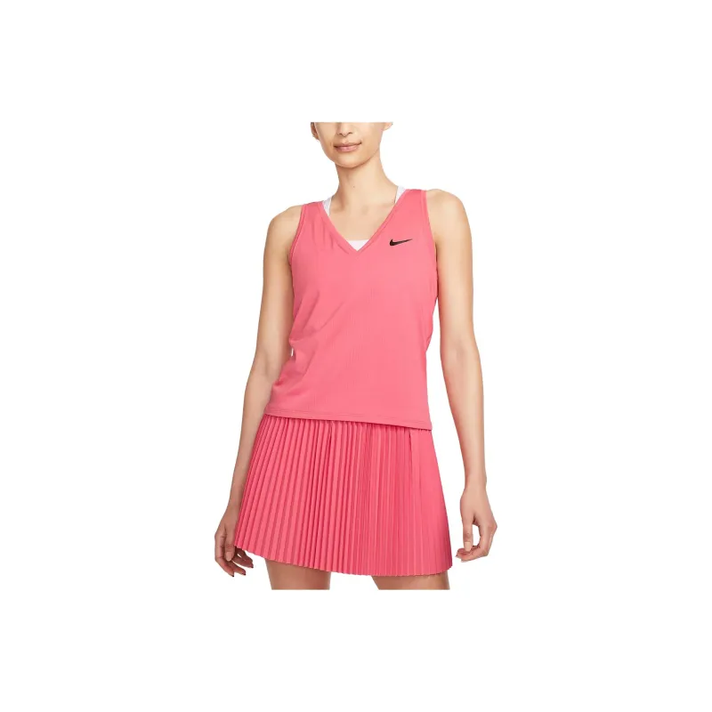 Nike Sleeveless Sports Shirts Women's Coral Pink-0