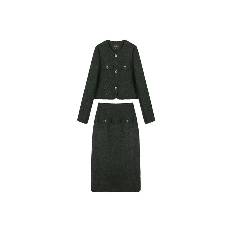 Still quiet Two Piece Skirt Sets Women's-1