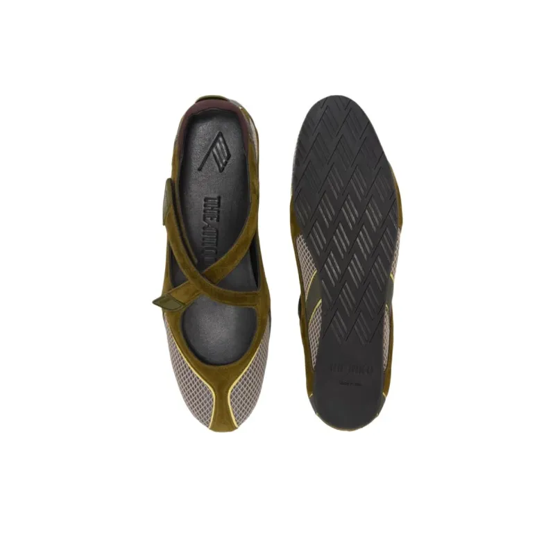 The Attico Floor 01 Casual Single Shoes Women's Green-3