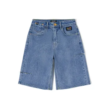 Dragon Ball X Lee X Dragon Ball Co brand Denim Shorts Women's Light Blue