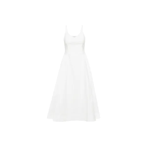 ARITZIA Babaton Technique Poplin Dress Slip Dresses Women's WHITE/White