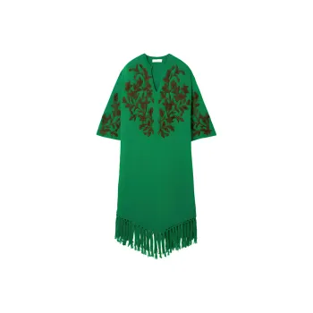 Valentino Long-Sleeved Dresses Women's Green