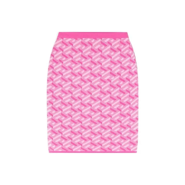 VERSACE SS23 Casual Short Skirts Women's Pink-0