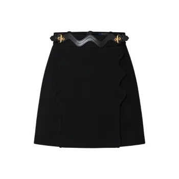 LOUIS VUITTON Casual Short Skirts Women's Black