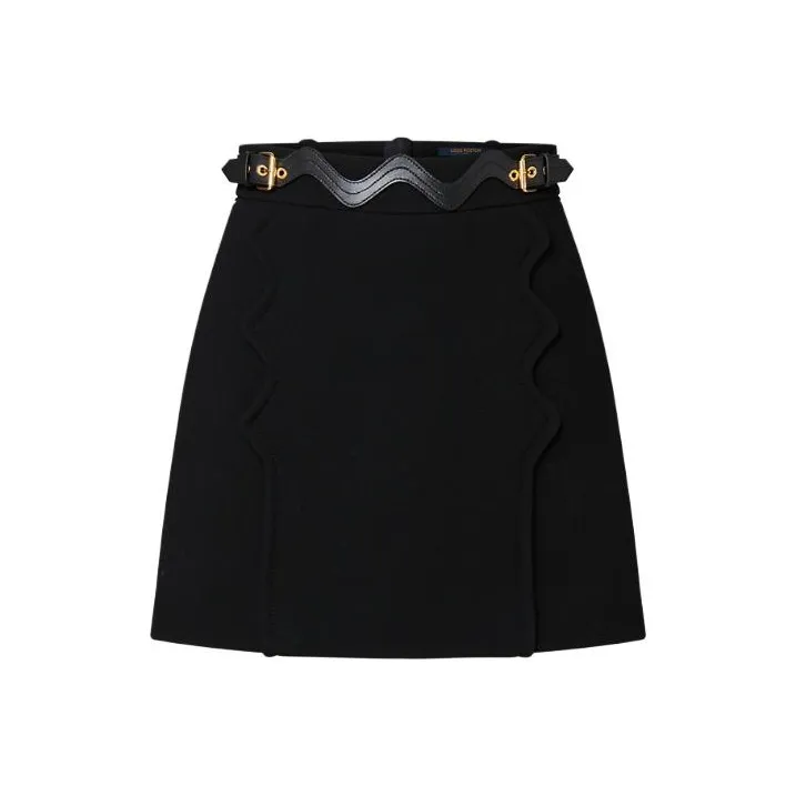 LOUIS VUITTON Casual Short Skirts Women's Black-0