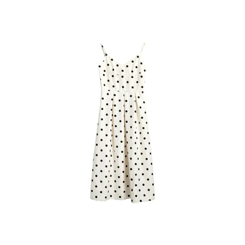 Olrain Slip Dress Women's Polka Dot-0