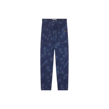 Maison Kitsune Pattern Baby Fox Embroidered Jeans