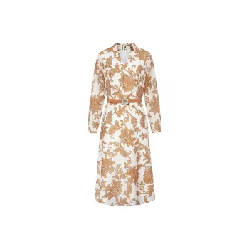 BBLLUUEE Long Sleeved Dress Women's Rimu Orange