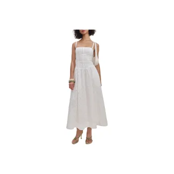 REFORMATION Katarin Dress Slip Dress Women's White