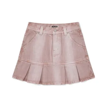 Kirsh FW23 Denim Short Skirts Women's Pink